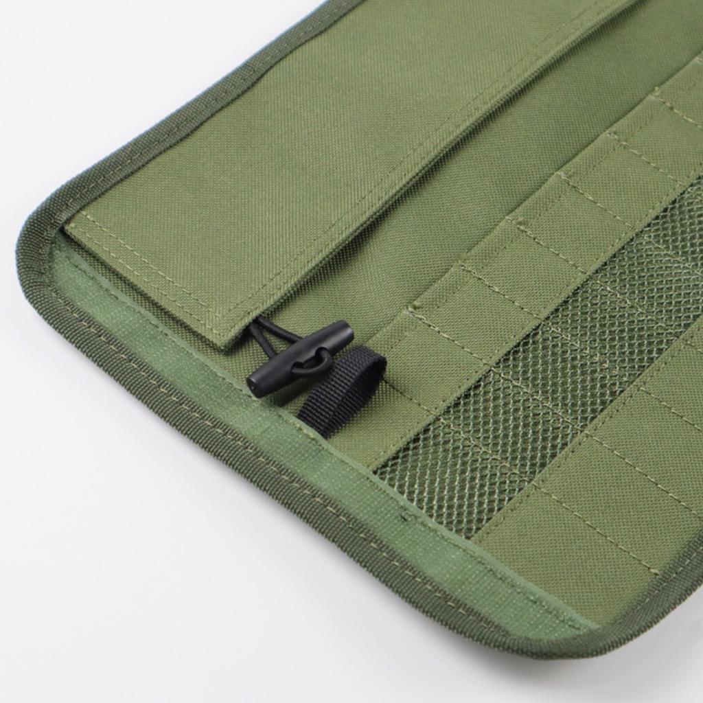 Tragbare Bestecktasche zum Aufrollen Taschen Outdoor Camping Picknicks Geschirr Organizer Gabel Löffel Tasche Campingbesteck Taschen
