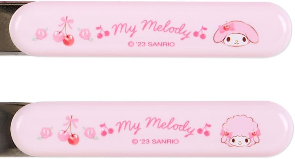 Sanrio Trio Set Chopsticks Spoon Fork Bento Chopsticks Case Chopsticks Slide Type Made in Japan Antibacterial Sanrio My Melody My Melody Set Freezer