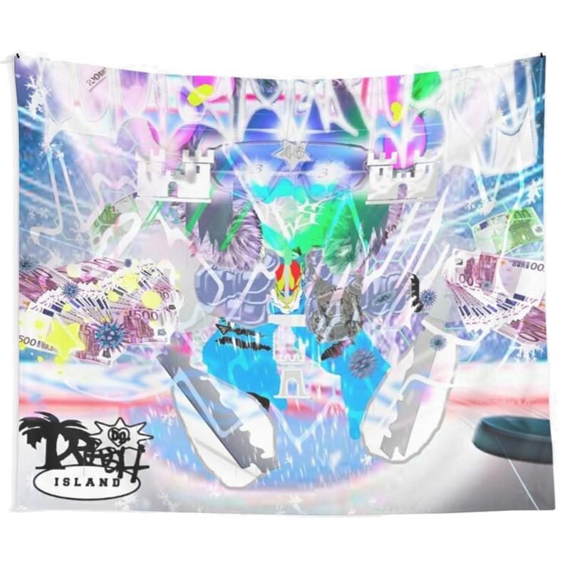 Aertemisi Icedancer Bladee Tapestry Wall Hanging Art for Bedroom Living Room Decor College Dorm Party Backdrop Home Decoration 74x94cm(29x37in)