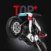 Stadt Super Rennmotorrad Montiertes MOC Bausteine Motorrad Modellbausatz Technische Spielzeuge Geschenke für Jungen Erwachsene Kinder 500+ Teile