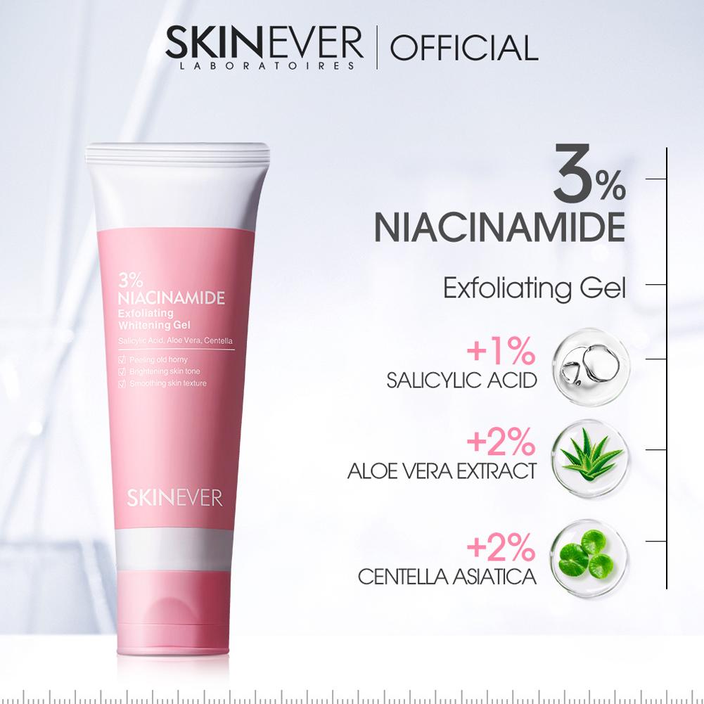Niacinamide Exfoliating Gel Whitening Facial Body Scrub Blackhead Skincare Exfoliators Whitenin M6G3