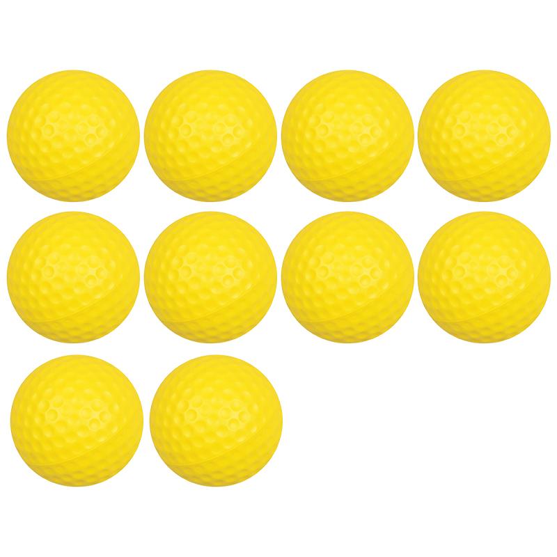 Žluté PU golfové míčky Vnitřní Domácí Kancelář Zahrada Trénink Bezpečné Měkké Golfové Míčky Rodinná Zábavná Hra Trénink Sport Dárek Chlapec Dívka ZYF