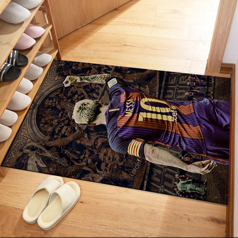 Messi 491 Teppich Geeignet für Esszimmer Balkon Dekorieren Sie Zimmer Wohnzimmer Rutschfester Teppich Anime Büro Dekor Hochzeitsfeier Geschenk
