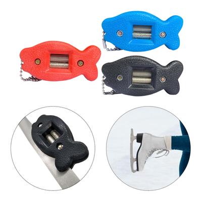 Afiaor de Patins de Gelo Núcleo Duplo Ferramenta de Manutenção de Lâminas de Gelo Ferramenta de Reparo Afiador de Lâmina de Borda para Patinação no Gelo Moedor Acessórios