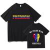 Freedom Venezuela T-shirt Fashion Men/Women Harajuku Graphic T-Shirt Unisex High Quality Aesthetic Vintage Cotton Tees Shirts