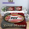 Philips Sport Vereniging Custom Name Pattern Bedding,Quilt Set Quilt Cover Pillowcase Home Birthday Gift(1 * duvet cover + 2 * pillowcase, without cor