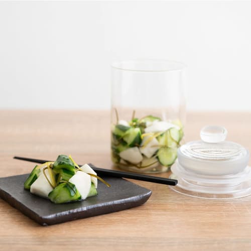 HARIO Pickle Glass Slim Full Water Capacity 800ml Transparent TGS-800-T