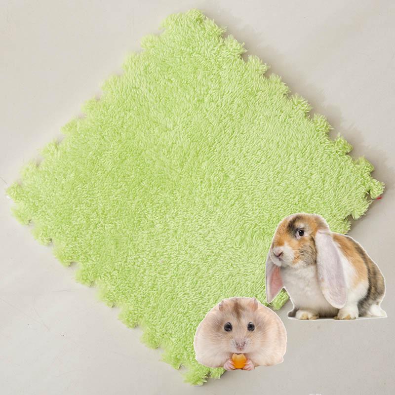 Waschbare Meerschweinchen Kaninchenkäfigmatte Wasserdichte Hamster-Bettmatte Käfig Urinunterlage Kleintier Kaninchen Maus Wiederverwendbare Matte