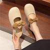 Summer half slippers fashion flat heel non-slip cool slippers women's 2026 Xiaoxiangfeng one-word bag head drag lazy shoes