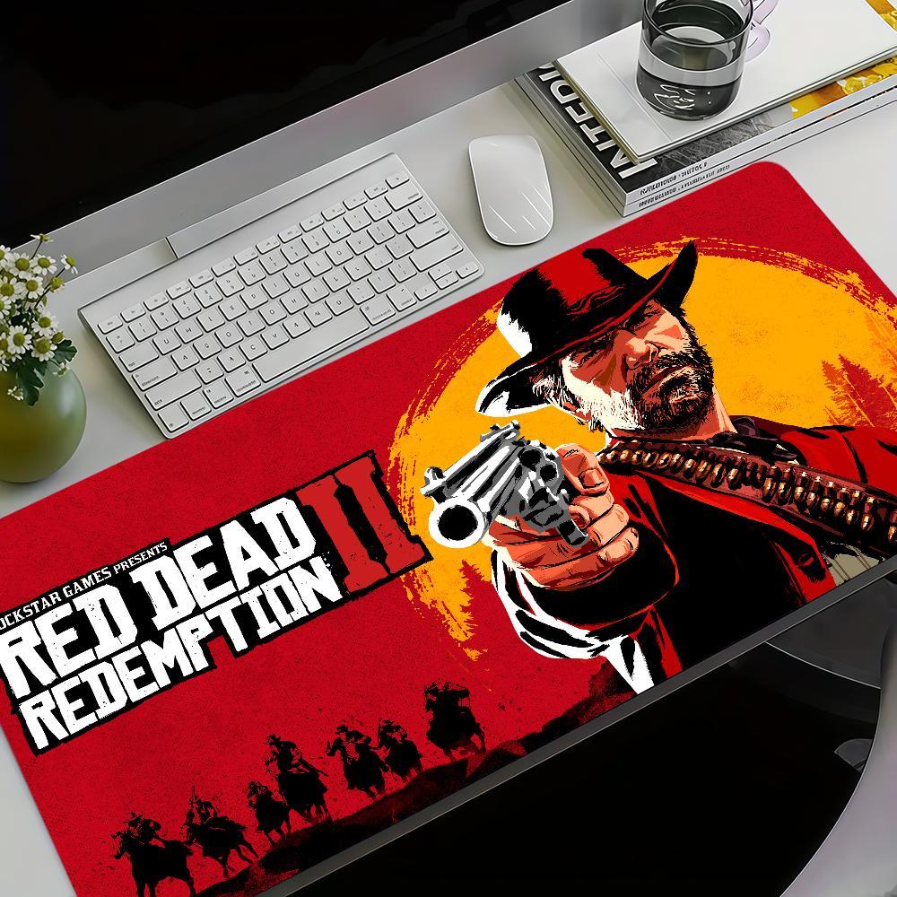 Red Dead RRedemption 2 Mouse Pad NonSlip Thickened Mousepad Large Writing Lockedge Gaming Cushion Office Student