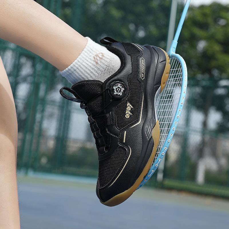 

Large size badminton men s shoes children s breathable cushioning wear-resistant wide last professional carbon plate actual combat women s tennis sho 45