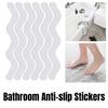 12PC Bathroom Anti-slip Sticker Self-adhesive Clear Anti-slip Sticker for Stair Step Frosted Waterproof Anti Fall Safety Sticker