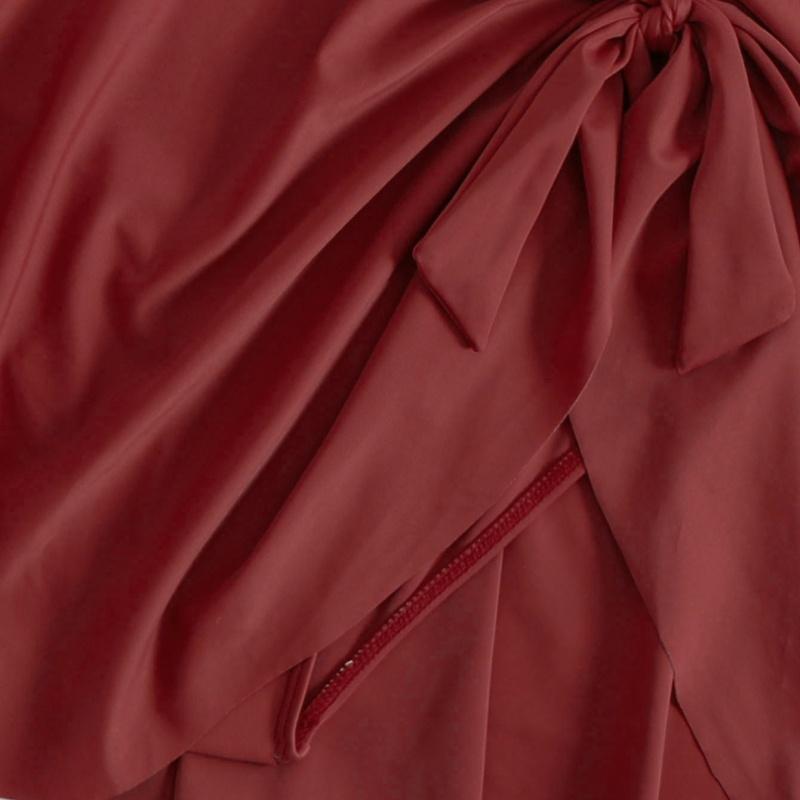 2025 Ruffle Sleeve One Piece U Neck Swimsuit Women Solid Beach Dress Swimwear Female Bathers Swimming Bathing Bodysuit Summer