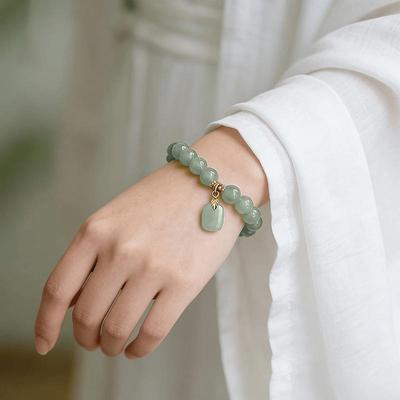 Minimalistisch Imitatie Bedelarmband Vintage Lichte Luxe Bedels Handgemaakte Sieraden Armband Dames Meisjes Dagelijkse Sieraden