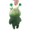 Portachiavi Peluche Deformabile Brutto Carino 10cm Ciondolo Borsa Gatto Alieno Verde Giocattolo di Peluche Regali per Fan Anime