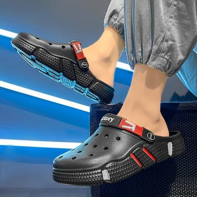 Men's Casual Comfortable Soft Sole Clogs, Breathable Lightweight Clogs for Indoor Outdoor Beach, Summer