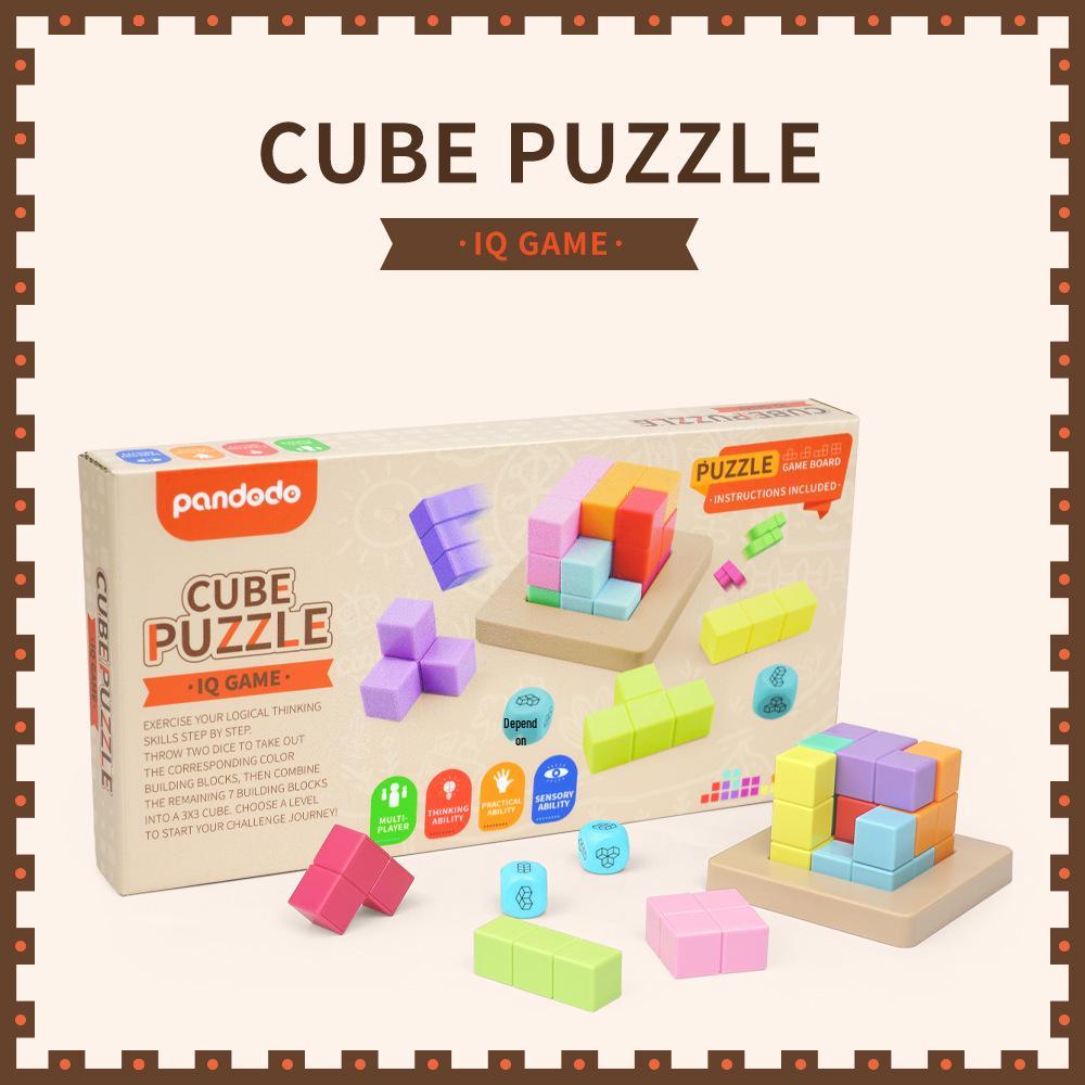 

3D Русские Тетрис Пазлы Строительные Блоки Волшебный Кубик для Детей