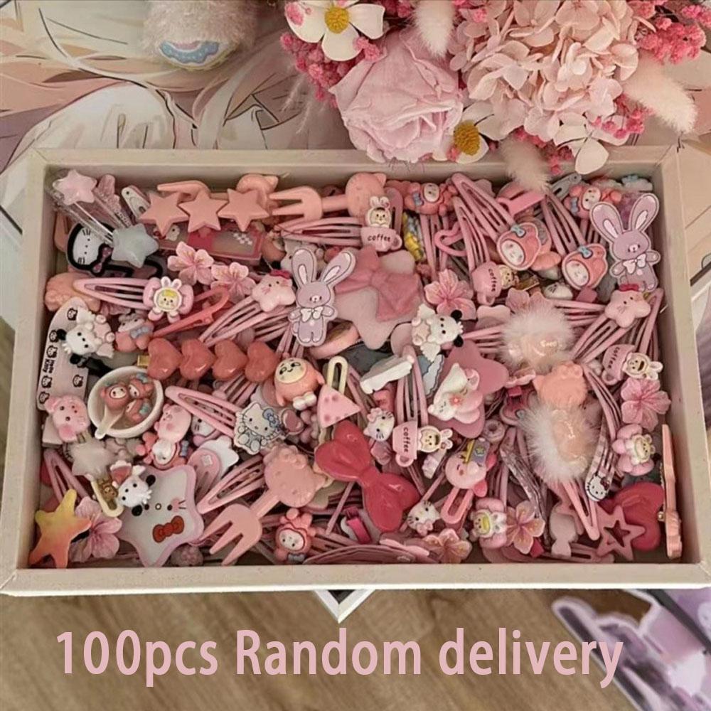 

10-50 шт. Набор заколок для волос в стиле Y2K Милые розовые аксессуары для волос Бесшовные заколки Женские Девичьи Сладкие Красивые заколки для волос Модные заколки