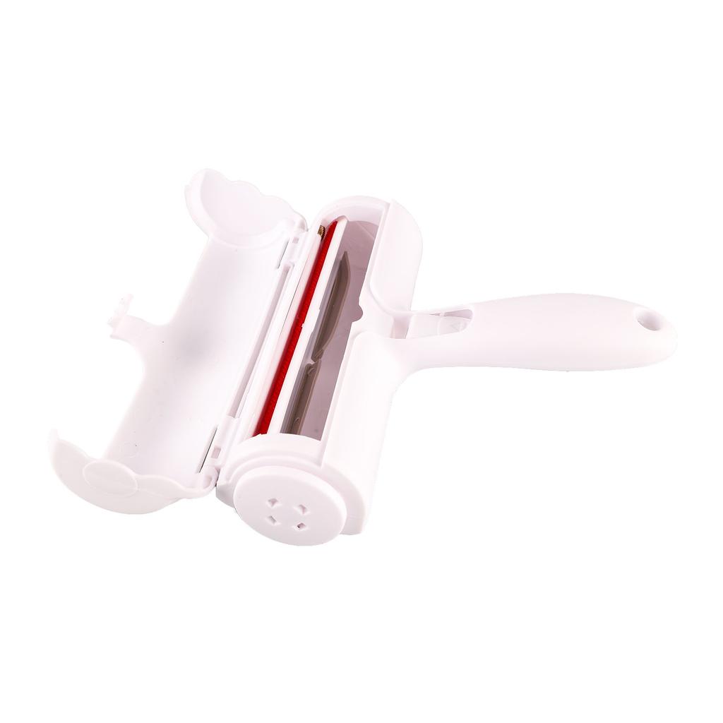 Tierhaarentfernungsrolle, wiederverwendbare Tierhaarentferner-Fusselrolle mit ergonomischem Griff für Katzen und Hunde