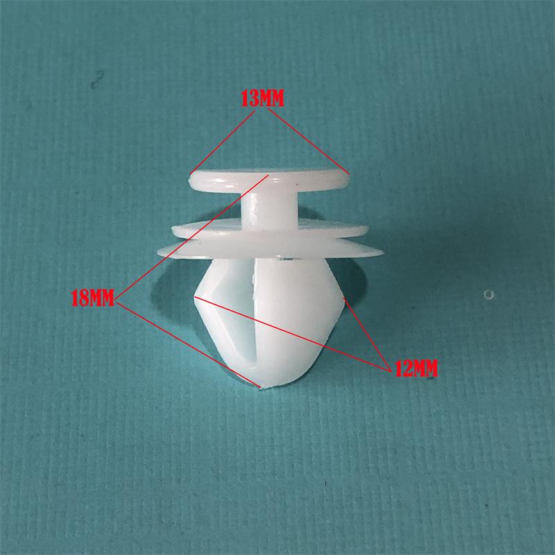 50PCS Car Door Trim Panel Clips Rivets Plastic Auto Fastener Sill Moulding Cover Trim Clips for Volvo Vehicles 30648141