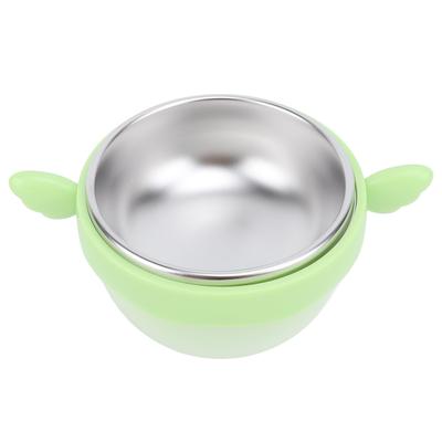 Baby Suction Cup Bowl Water Filled Insulated Bowl Baby Feeding Bowl Baby 316 Stainless Steel Children Tableware for Babies Toddlers