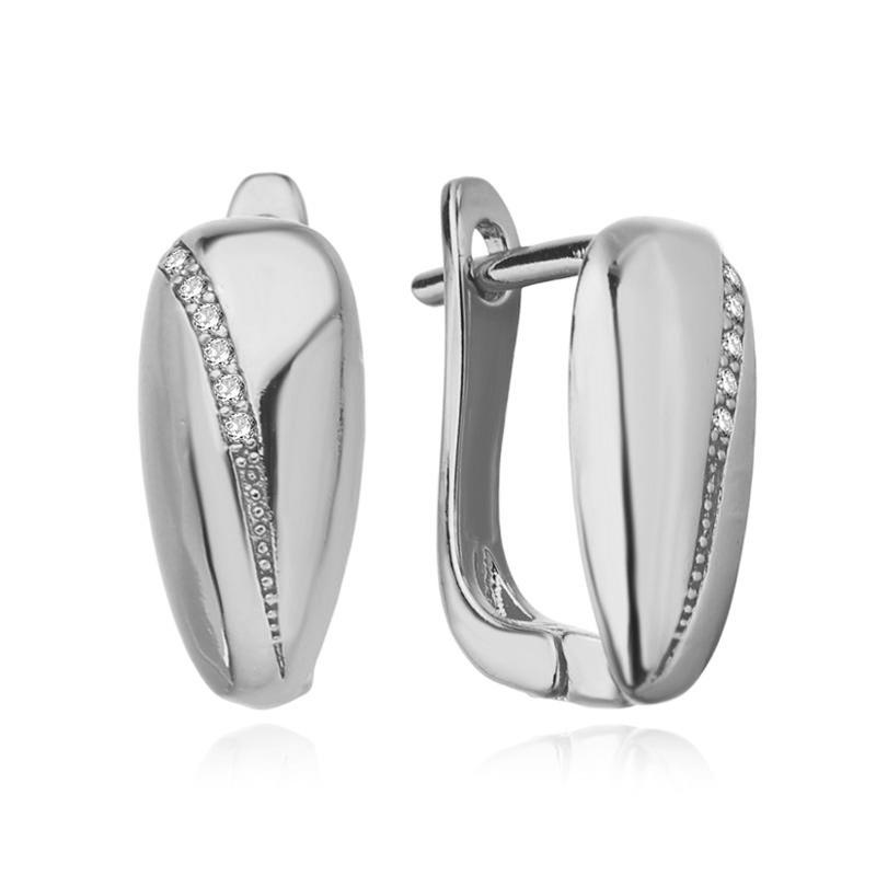 

Серьги-клипсы MINTHA, модные модные ювелирные изделия, серьги-гвоздики с кубическим цирконием для женщин, серьги золотого цвета B