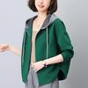 Women's Casual Hooded Sweatshirt - Early Autumn Cardigan for Moms, Petite & Plus Size, Loose Spring Jacket Top