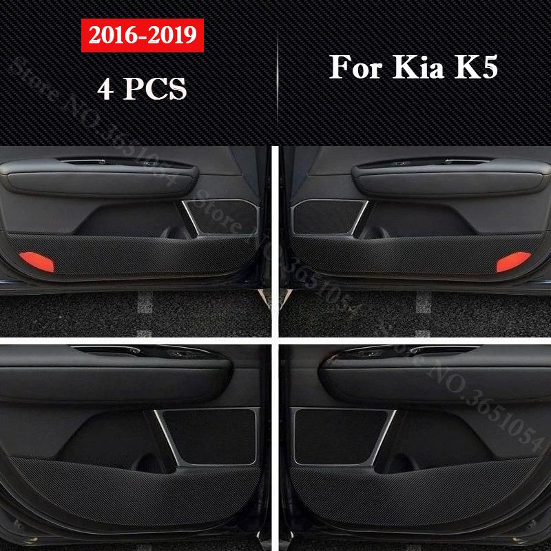 For Kia K5 2011-2025 2026 Car Door Anti Kick Pad Glove Box Protection Stickers Mats Scratch Resistant Film Interior Accessories