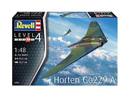 German Revell 1/48 scale German Air Force Horten GO229A-1 Plastic Model Kit 03859