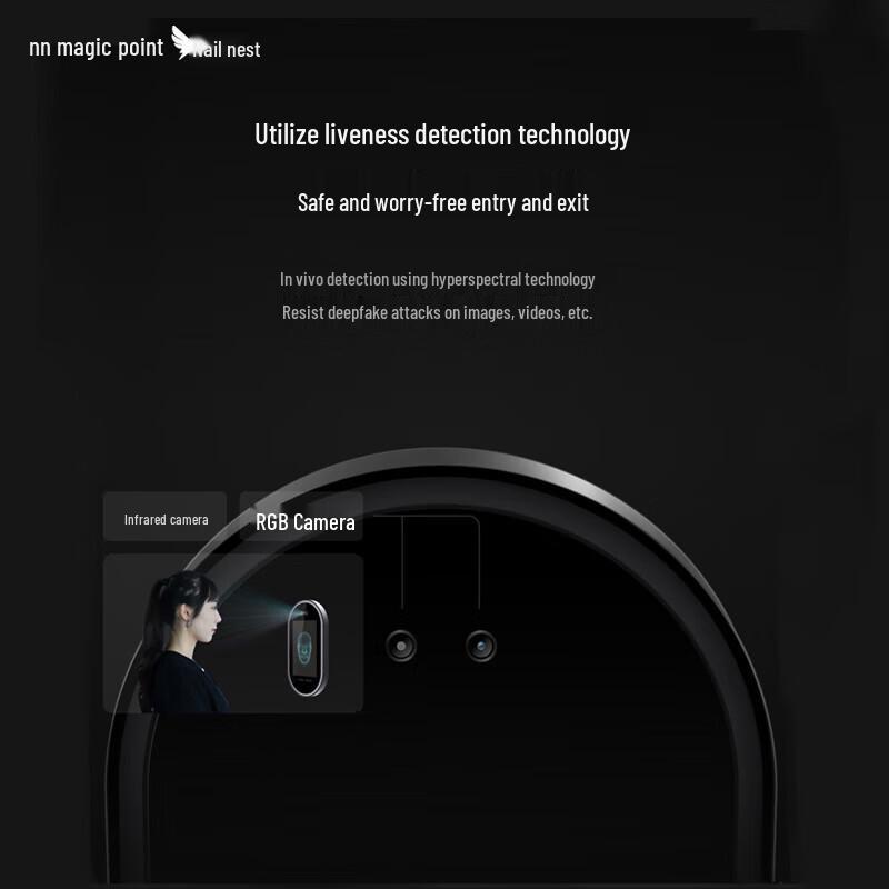 Modian G2c Smart Facial Recognition Access Control System CN plug (adapter included)