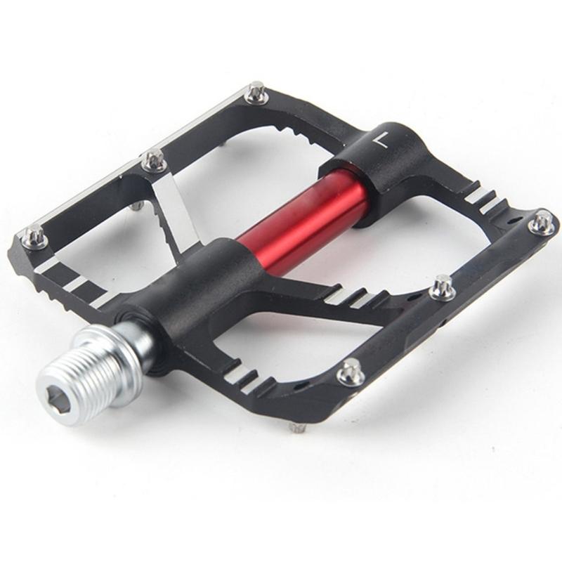 Aluminum Alloys Mountain Bicycles Pedal Light Weight Antiskid Bicycles Pedal Wide Flat Cycling Pedal Easily To Install