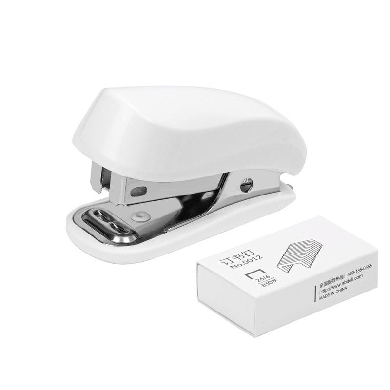 1pcs Pink 3-In-1 Mini Stapler, Saddle Stapler And Staple Remover Set (Capacity: 830 Staples), 26/6 Standard, Back To School