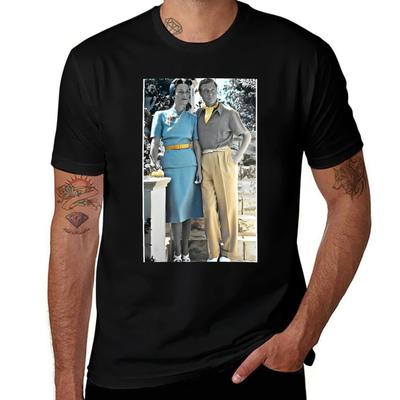 The Duke and Duchess of Windsor  Royal Family TShirt Fashion Graphic Tee for Men