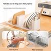 Foldable Kitchen Bowl & Chopstick Rack: Multifunctional Stovetop Pot Lid Organizer & Hanging Drainer.