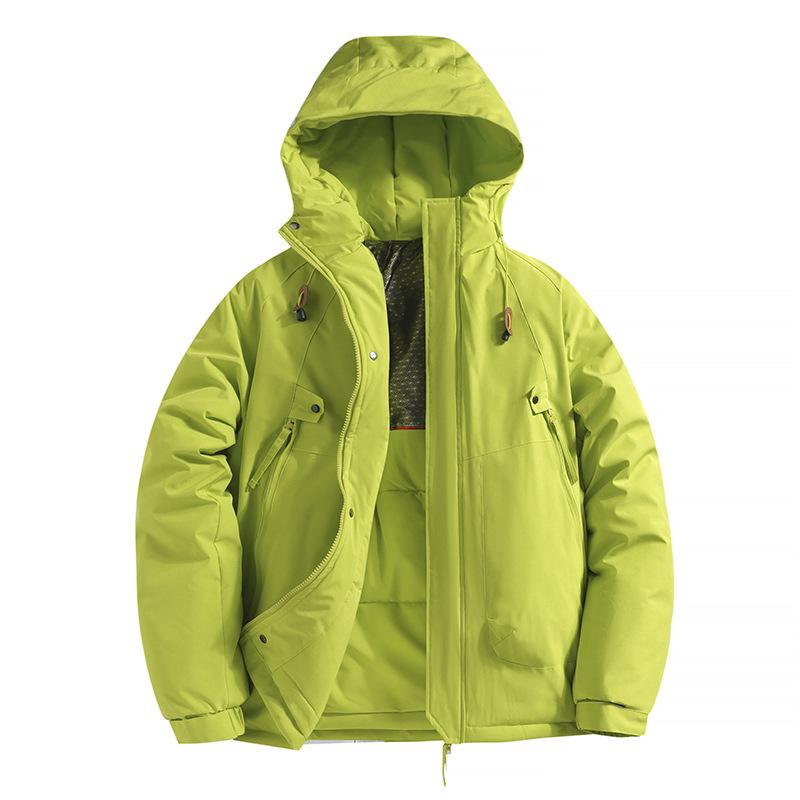 Unisex Windproof & Waterproof Cotton Jacket for Mountain, Autumn/Spring Style, Loose Fit