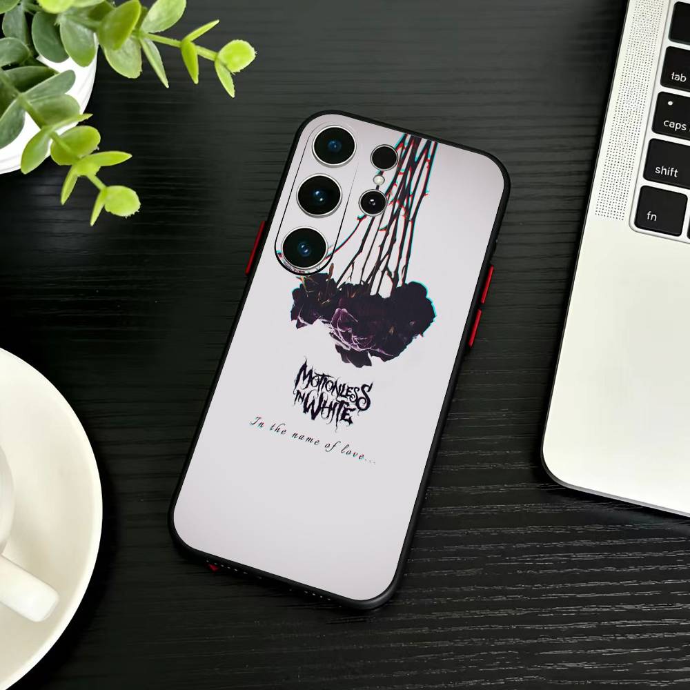 D-Motionless In W-White Phone Case For Samsung S26,S25,S24,S23,S22,S30,S21,Ultra,Plus,FE 5G Black Soft Cover