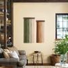 2 Pcs Macrame Wall Hanging Shelf Boho Home Decor Shelves On Wall Wood Decoration for Bedroom Living Room Nursery Christamas Gift