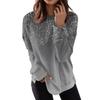 Women's Round Neck Tops Cotton Women's Casual Fashion Print  Long Sleeve O-Neck Pullover Top Blouse