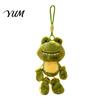 Fragrant Plush Ornament Funny Frog Keychain with Fragrance & Movable Limbs, Soft Stuffed Animal Hanging Leg Bag Charm for Backpacks Keys, Decorative