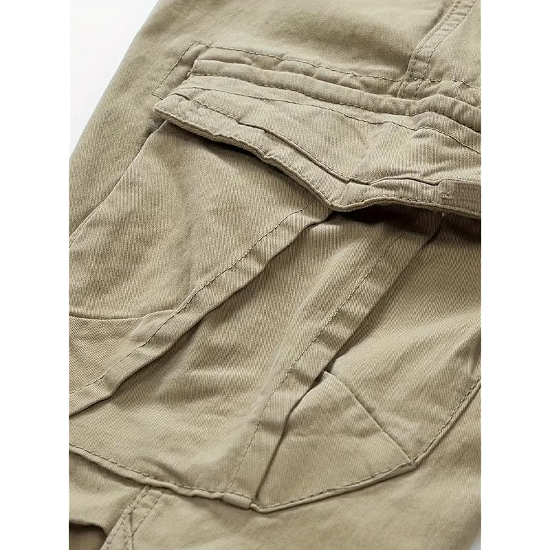 Lymio Men Cargo || Men Cargo Pants || Men Cargo Pants Cotton || Cargos for Men (Cargo-74-77) (in, Alpha, L, Grey) L бежевый