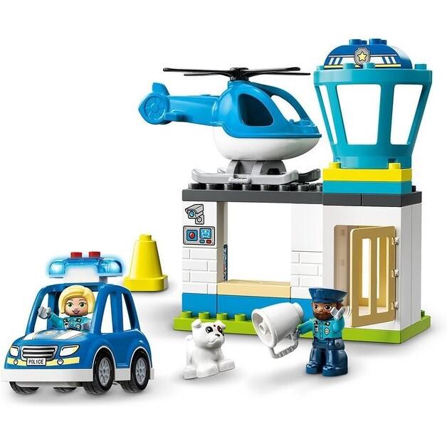 LEGO DUPLO 10959 Secție de poliție și elicopter cu sunet