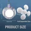Portable Outdoor Folding Light Solar/Usb LED Soccer Bulb Flashlight for Camping Hiking Fishing Serves Handheld Emergency Lamp