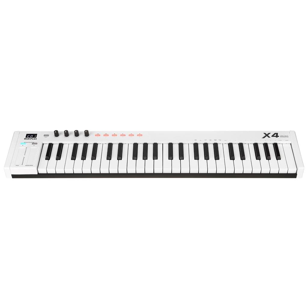 Midiplus X4 Mini MIDI Keyboard White Controller,