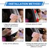 6 Pcs Door Pillar Window Trim for Cadillac CTS 2008-2013 Black Front Rear Left Right Anti Scratch Sticker Pillar Posts Door Outer Exterior Cover