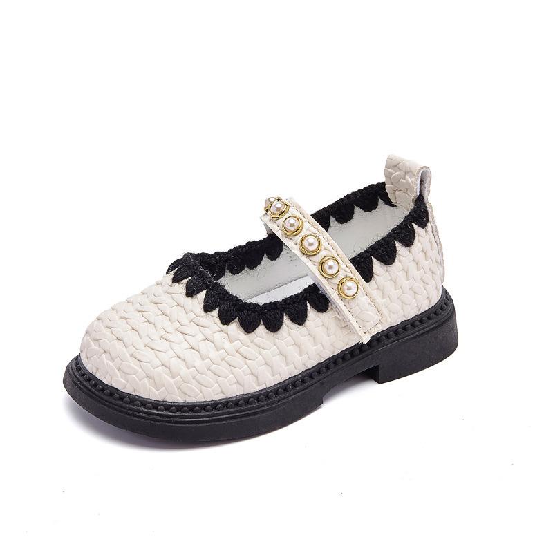 Stylish Anti-slip Shoes - Girls' Shoes, Single Shoes, Bean-shaped Shoes