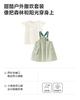 Mini Balabala Girls' Set Baby Quick Drying Sweet Children's Short Sleeved Strap Skirt Summer 2026 New Style