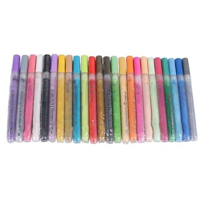 Acrylmarker 24 Farben Wasserdicht Durchscheinender Stifthalter Farbmarkerstift zum Zeichnen Journal Karte