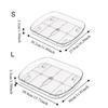 360 Degrees Rotating Rotating Fridge Tray Oval Condiment Organizer  Beverages