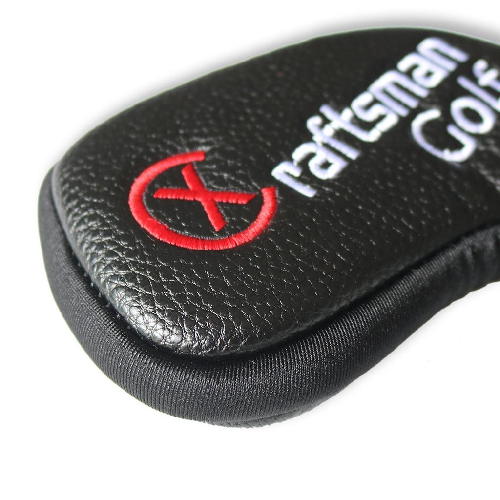 Kryt na golfové železa CRAFTSMAN, klínový kryt, zapínání na zip, sada s dlouhým krkem, 11 kusů (4-9, P, A, S, L, X) Kryt hlavy Klubový kryt Barevná výšivka čísel