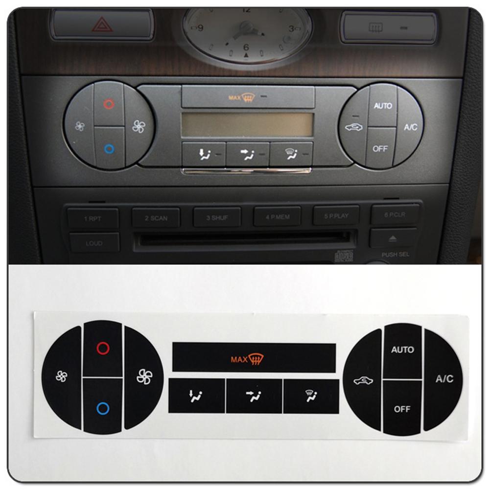 70*180mm AC Button Repair Stickers Black High-Quality